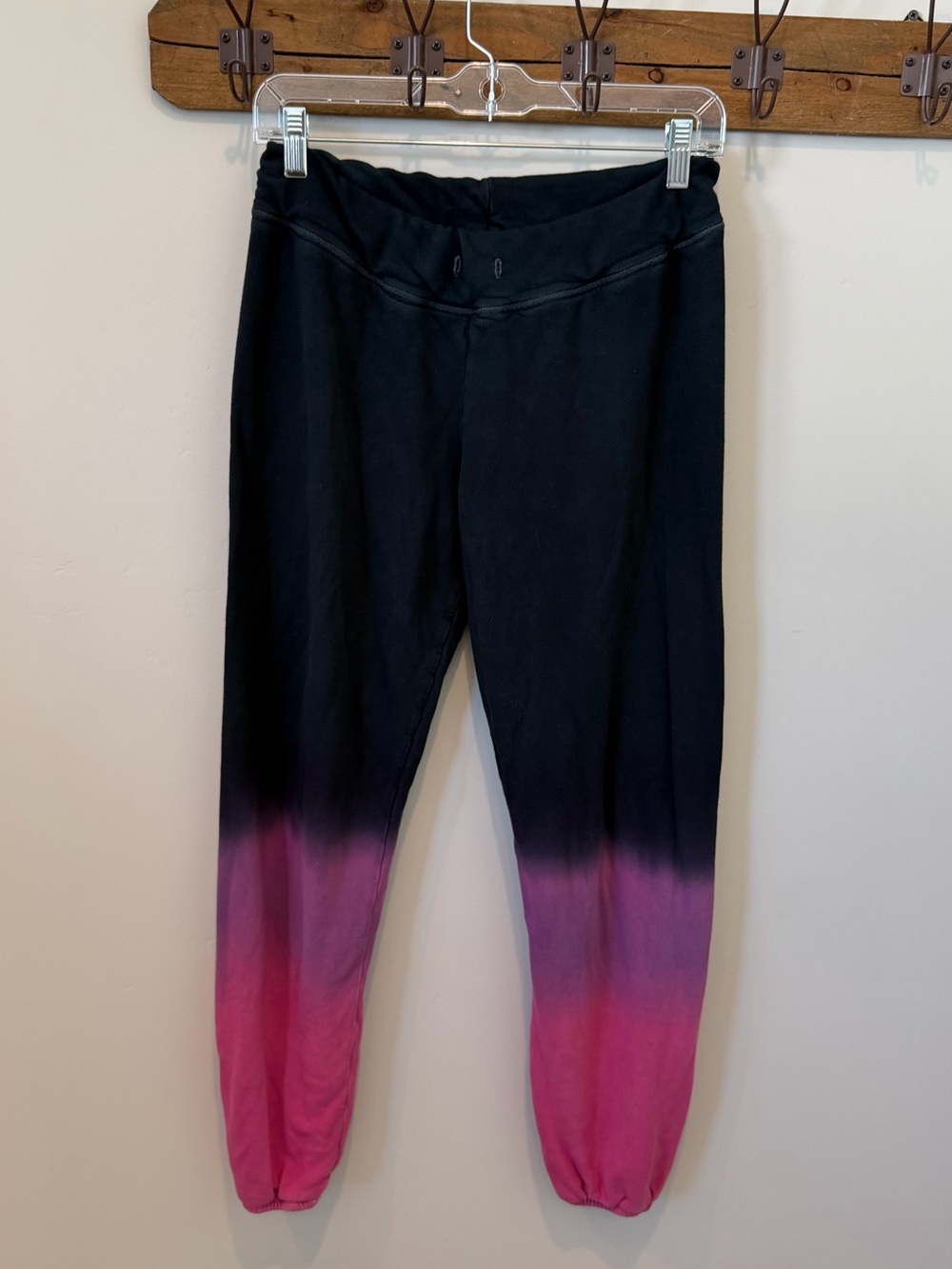 Sundry Pink Purple Midnight Blue Ombre Joggers